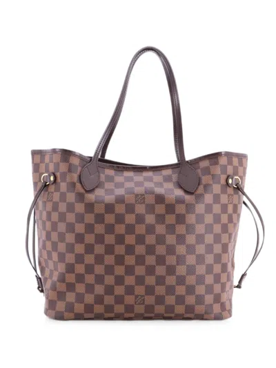 Pre-owned Louis Vuitton Neverfull Damier Mm Tote Bag In Brown