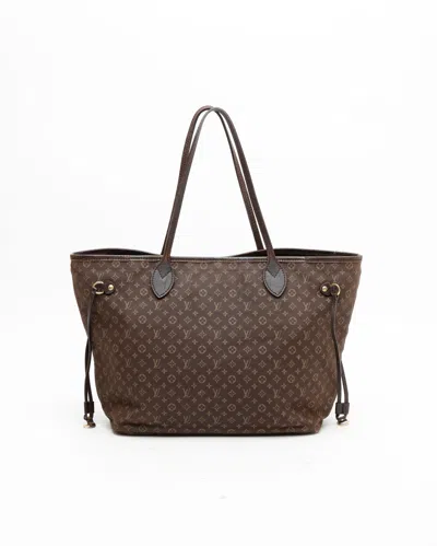 Pre-owned Louis Vuitton Neverfull Idylle Monogram Mini Lin Mm Tote Bag