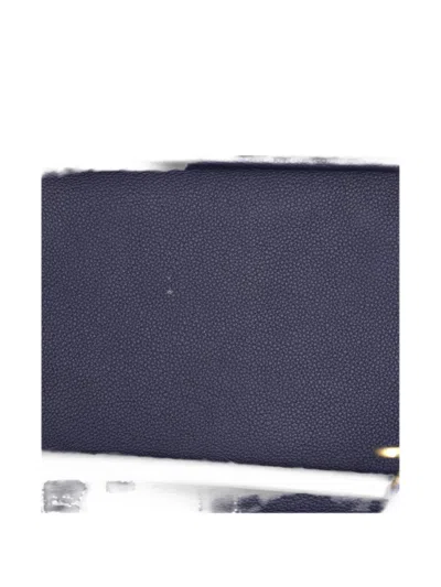 Pre-owned Louis Vuitton Neverfull Inside Out Monogram Canvas And Leather Mm Tote Bag In Blue
