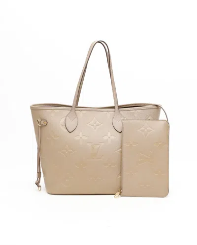 Pre-owned Louis Vuitton Neverfull Mm Empreinte Tote Bag