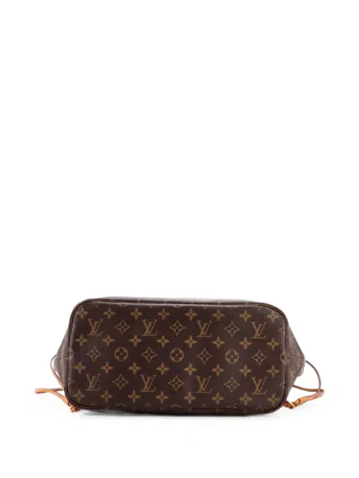 Pre-owned Louis Vuitton Neverfull Monogram Canvas Mm Tote Bag In Brown