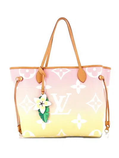 Pre-owned Louis Vuitton Neverfull Nm By The Pool Monogram Giant Mm Tote Bag In Multi