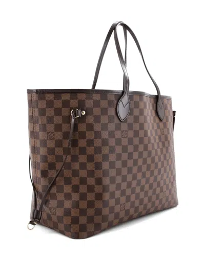 Pre-owned Louis Vuitton Neverfull Nm Damier Gm Tote Bag In Brown