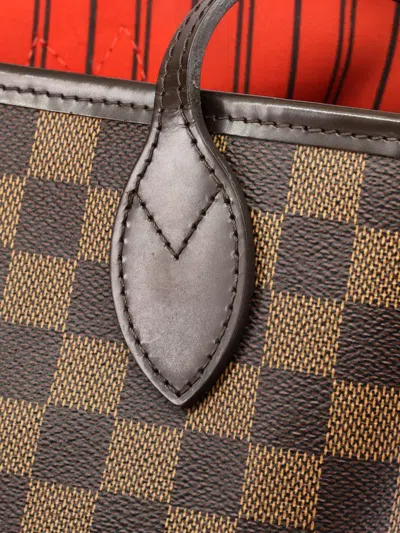 Pre-owned Louis Vuitton Neverfull Nm Damier Mm Tote Bag In Brown