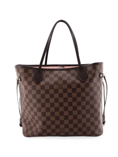 Pre-owned Louis Vuitton Neverfull Nm Damier Mm Tote Bag In Brown