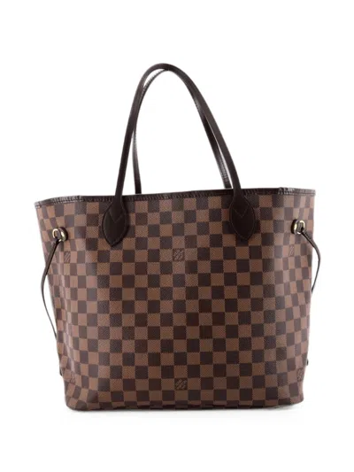 Pre-owned Louis Vuitton Neverfull Nm Damier Mm Tote Bag In Brown
