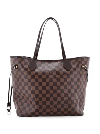 Pre-owned Louis Vuitton Neverfull Nm Damier Mm Tote Bag In Brown