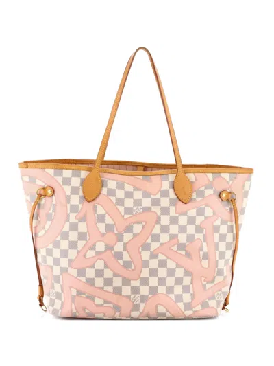Pre-owned Louis Vuitton Neverfull Nm Limited Edition Damier Tahitienne Mm Tote Bag In Multi