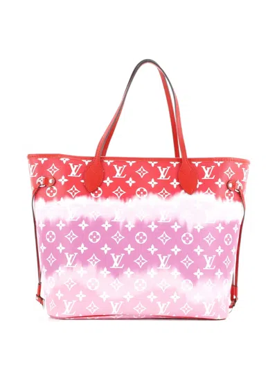 Pre-owned Louis Vuitton Neverfull Nm Limited Edition Escale Monogram Giant Mm Tote Bag In Multi