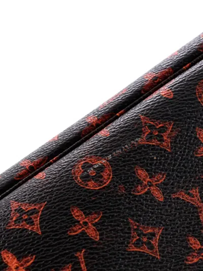 Pre-owned Louis Vuitton Neverfull Nm Limited Edition Grace Coddington Catogram Canvas Mm Tote Bag In Brown