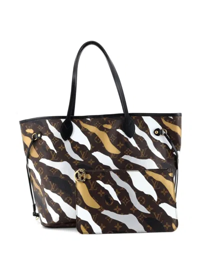 Pre-owned Louis Vuitton Neverfull Nm Limited Edition Lol League Of Legends Monogram Canvas Mm Tote Bag In Black
