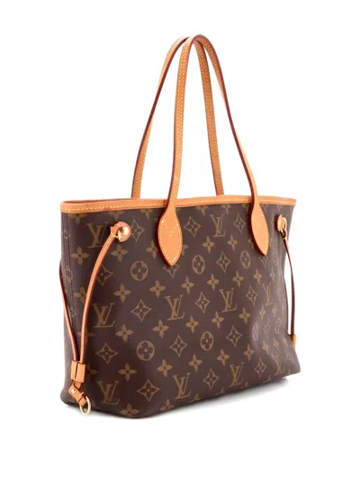 Pre-owned Louis Vuitton Neverfull Nm Monogram Canvas Pm Tote Bag In Brown