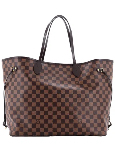 Louis Vuitton Neverfull Nm Tote Damier Gm (authentic Pre-loved)