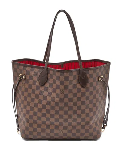Pre-owned Louis Vuitton Neverfull Tote Bag In Brown