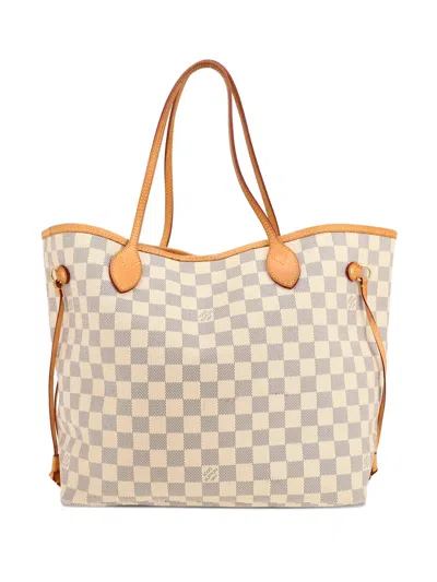 Pre-owned Louis Vuitton Neverfull Tote Bag In Neutral