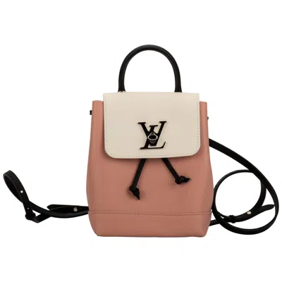 Pre-owned Louis Vuitton New In Box  Tricolor Lockme Backpack In Brown