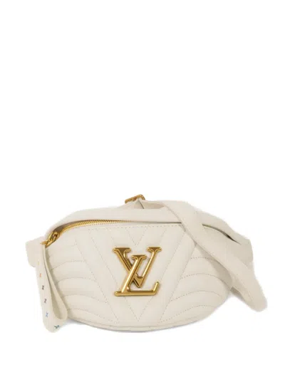 Pre-owned Louis Vuitton New Wave Belt Bag In White