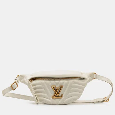 Pre-owned Louis Vuitton New Wave Bumbag In White