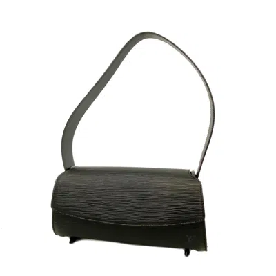Pre-owned Louis Vuitton Nocturne Leather Shoulder Bag () In Black