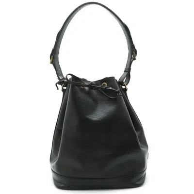 Pre-owned Louis Vuitton Noe Black Leather Shoulder Bag ()