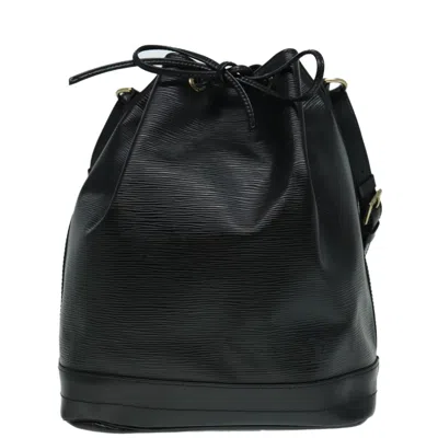 Pre-owned Louis Vuitton Noé Black Leather Shoulder Bag ()