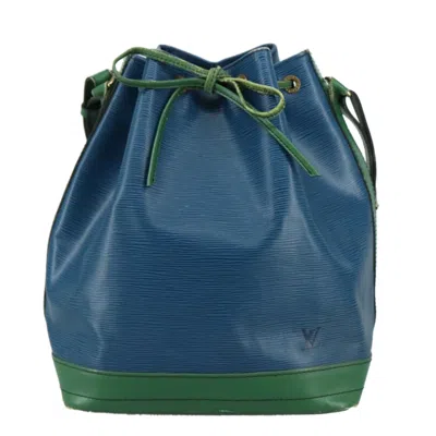 Pre-owned Louis Vuitton Noe Blue Leather Shoulder Bag ()