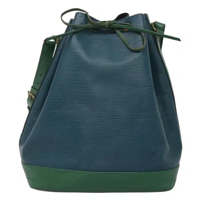 Pre-owned Louis Vuitton Noe Blue Leather Shoulder Bag ()