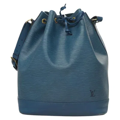 Pre-owned Louis Vuitton Noe Blue Leather Shoulder Bag ()