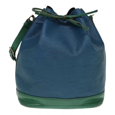 Pre-owned Louis Vuitton Noe Blue Leather Shoulder Bag ()