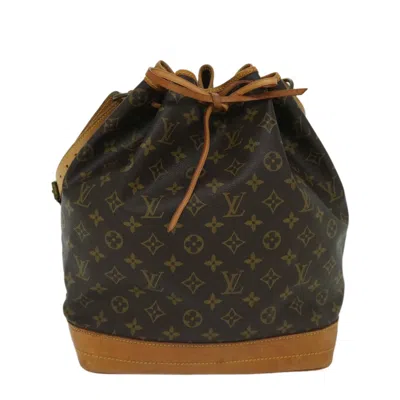 Pre-owned Louis Vuitton Noe Canvas Shoulder Bag () In Brown
