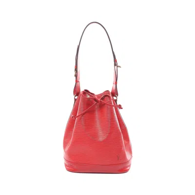 Pre-owned Louis Vuitton Noe Epi Castilian Shoulder Bag Leather Red