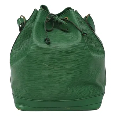 Pre-owned Louis Vuitton Noé Green Leather Shoulder Bag ()