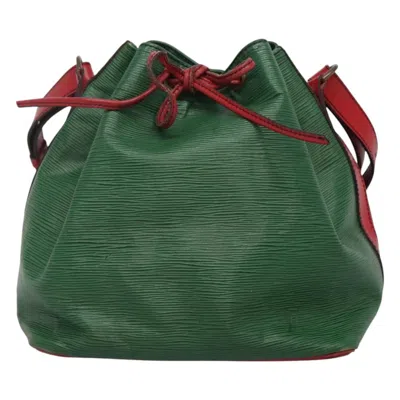 Pre-owned Louis Vuitton Noe Green Leather Shoulder Bag ()