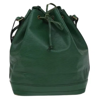 Pre-owned Louis Vuitton Noé Green Leather Shoulder Bag ()