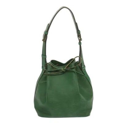 Pre-owned Louis Vuitton Noé Green Leather Shoulder Bag ()