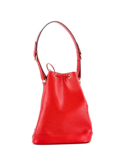 Pre-owned Louis Vuitton Noe Handbag Epi Leather Large Bucket Bag In Red