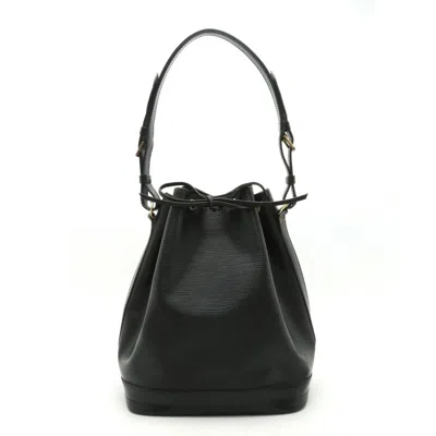 Pre-owned Louis Vuitton Noe Leather Shoulder Bag () In Black