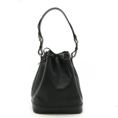 Pre-owned Louis Vuitton Noé Leather Tote Bag () In Black