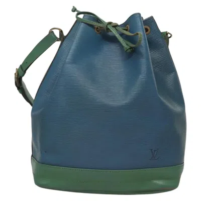 Pre-owned Louis Vuitton Noé Navy Leather Shoulder Bag ()