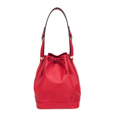 Pre-owned Louis Vuitton Noé Red Leather Shoulder Bag ()