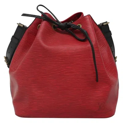 Pre-owned Louis Vuitton Noé Red Leather Shoulder Bag ()