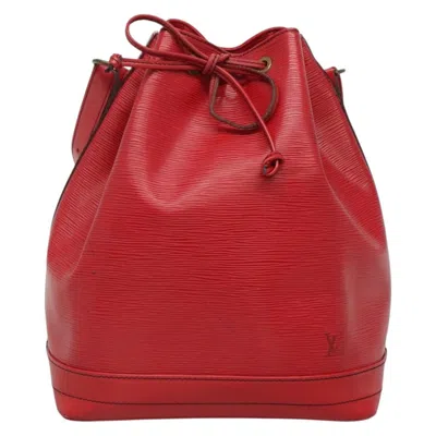 Pre-owned Louis Vuitton Noé Red Leather Shoulder Bag ()