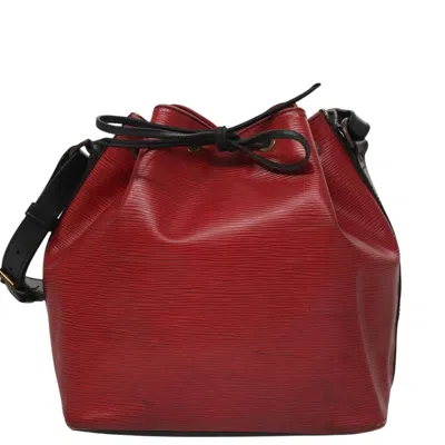 Pre-owned Louis Vuitton Noe Red Leather Shoulder Bag ()
