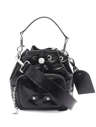 Pre-owned Louis Vuitton Noé Two-way Handbag In Black