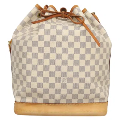 Pre-owned Louis Vuitton Noe White Canvas Shoulder Bag ()