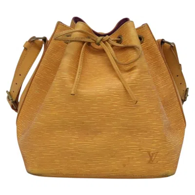 Pre-owned Louis Vuitton Noe Yellow Leather Shoulder Bag ()