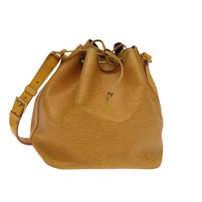 Pre-owned Louis Vuitton Noé Yellow Leather Shoulder Bag ()