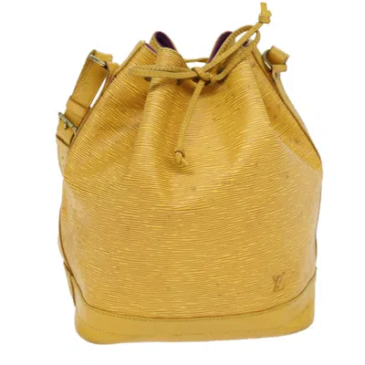 Pre-owned Louis Vuitton Noé Yellow Leather Shoulder Bag ()