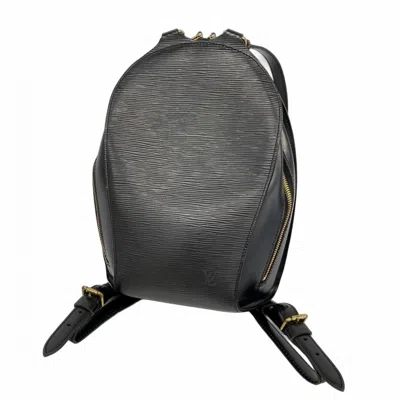 Pre-owned Louis Vuitton Noir Backpack () In Black