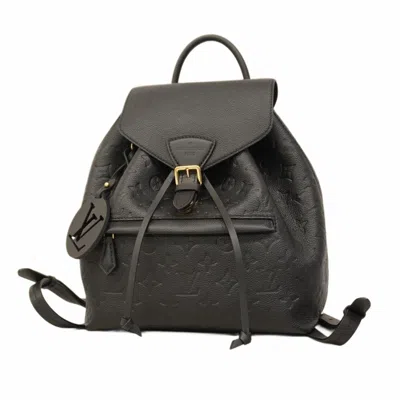Pre-owned Louis Vuitton Noir Backpack () In Black